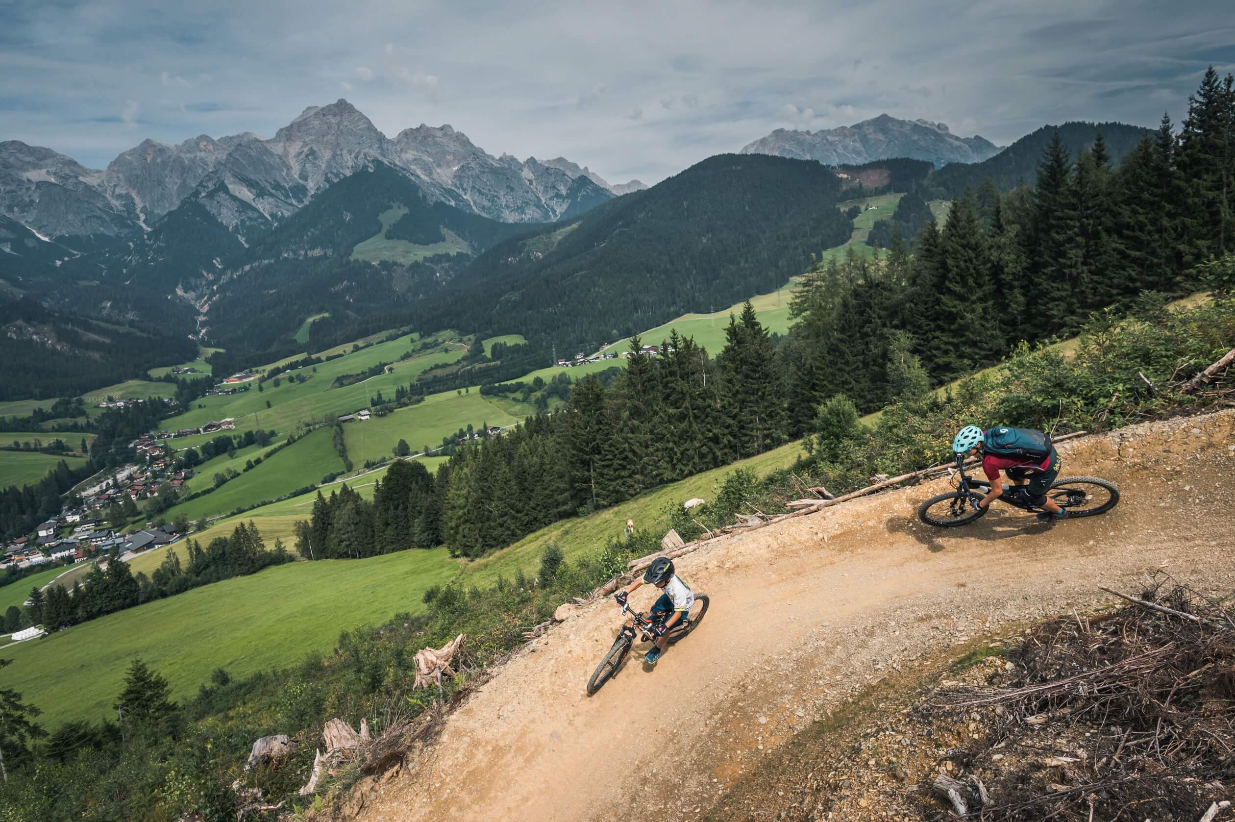 mountain biken am hochkoenig ochalet